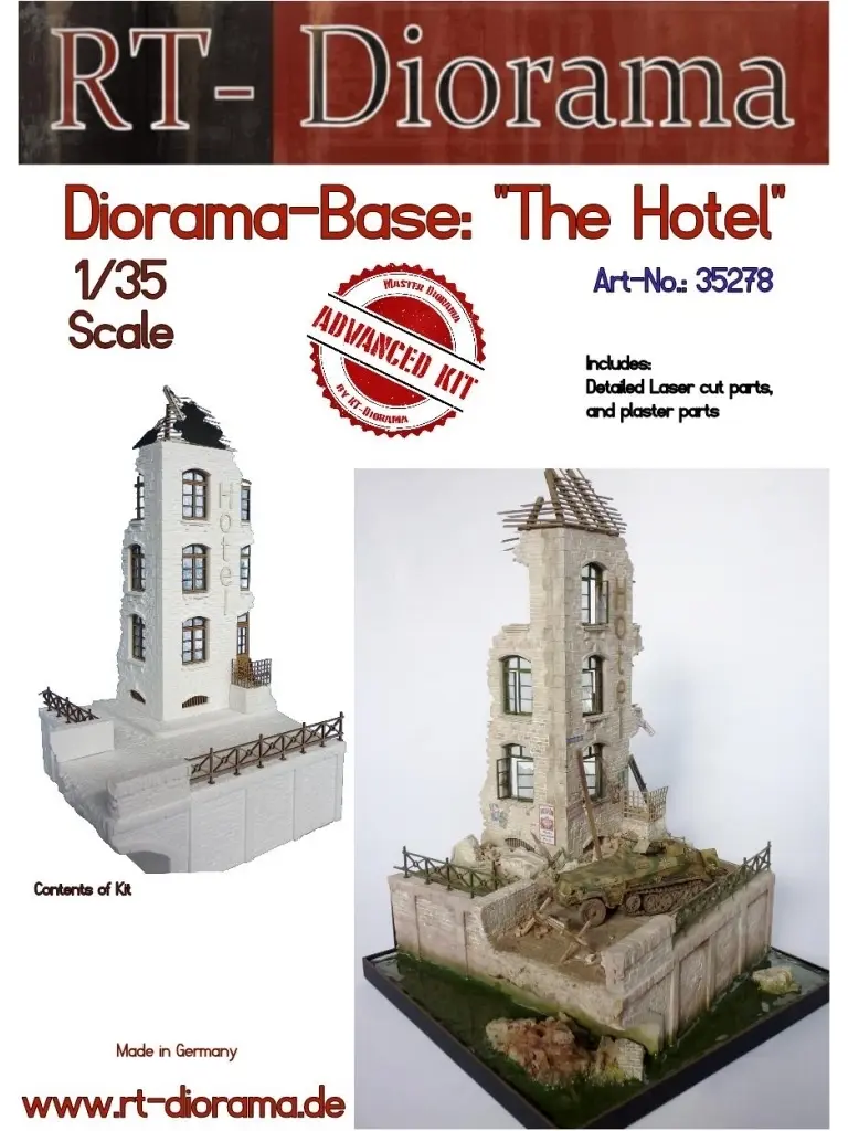 1/35 Scale Model Kit - Diorama Base