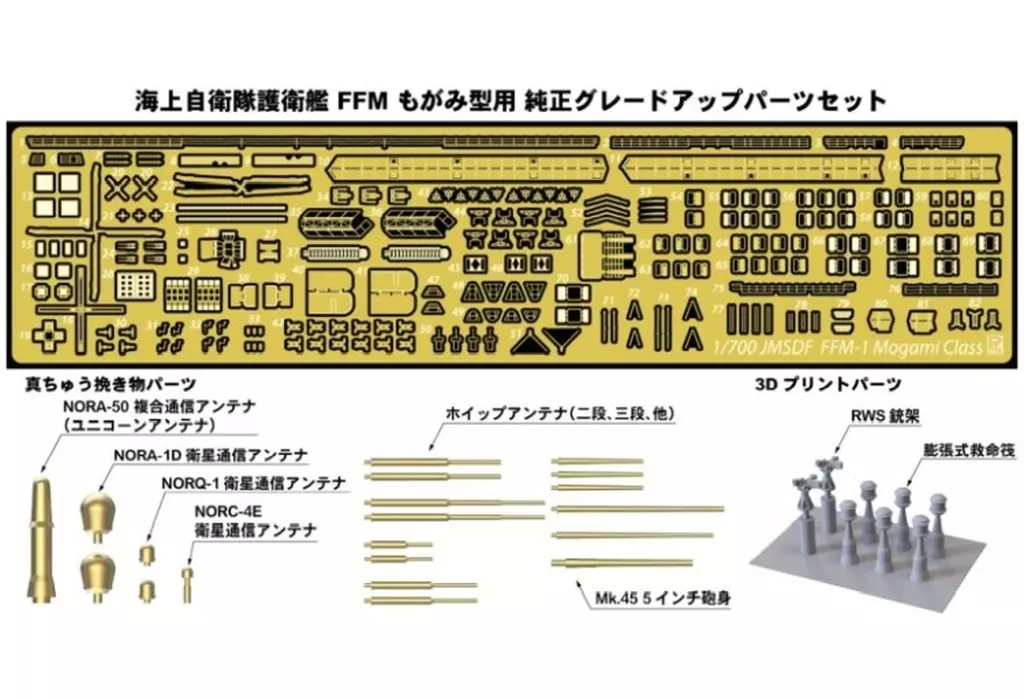 1/700 Scale Model Kit - Grade Up Parts