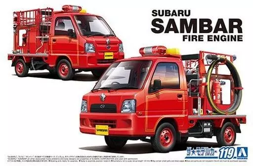 1/24 SUBARU TT2 SAMBAR THE FIRE ENGINE '11 Model Kit