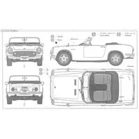 1/24 Scale Model Kit - Honda / Honda S600