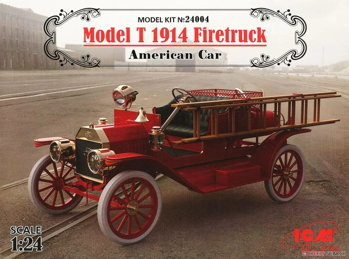 1/24 Scale Model Kit - Fire-Engine / Ford Model T