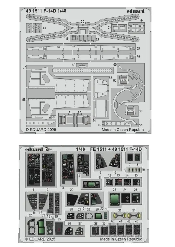 1/48 Scale Model Kit - Fighter aircraft model kits / F-14