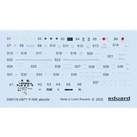 1/48 Scale Model Kit - Detail-Up Parts / Curtiss P-40 Warhawk