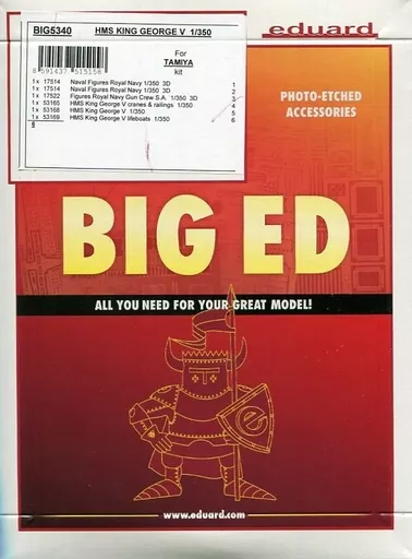 1/350 Scale Model Kit - Etching parts