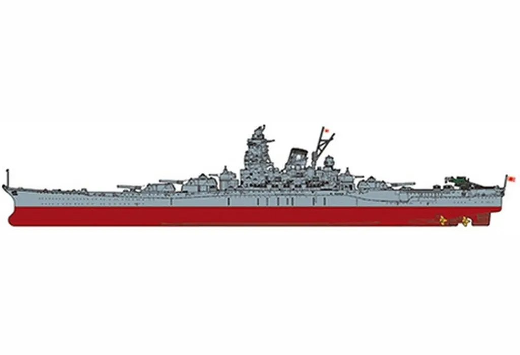 1/700 Scale Model Kit - Warship plastic model kit / Japanese Battleship Yamato