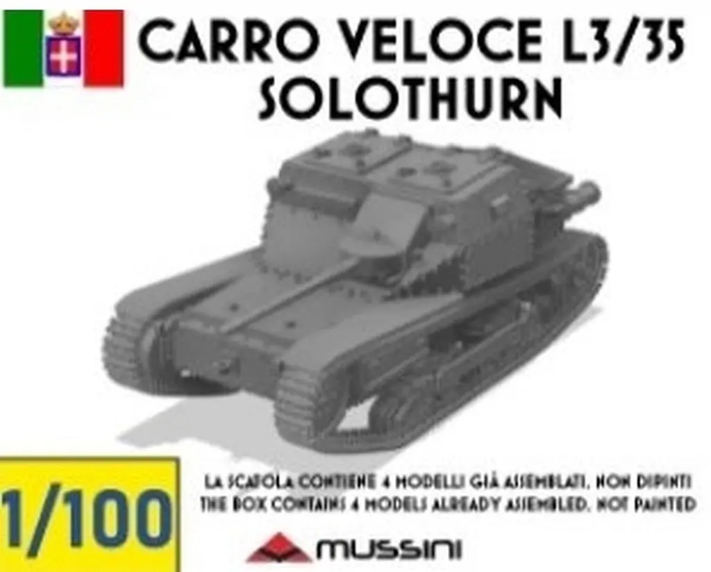 1/100 Scale Model Kit - 1/72 Scale Model Kit - Tank