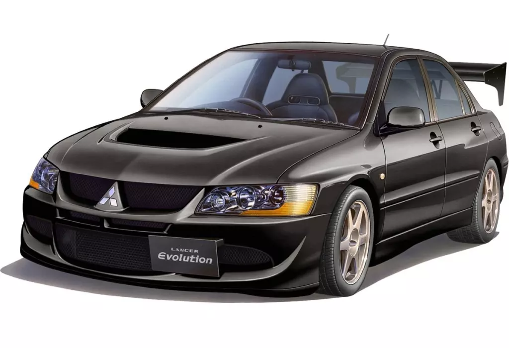 1/24 Scale Model Kit - Inch-up Series / Mitsubishi Lancer & Mitsubishi Lancer Evolution