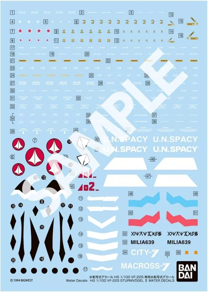 HIGH GRADE (HG) - 1/100 Scale Model Kit - MACROSS series / VF-22S Sturmvögel II