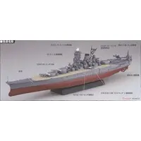 1/700 Scale Model Kit - Warship plastic model kit / Japanese Battleship Yamato