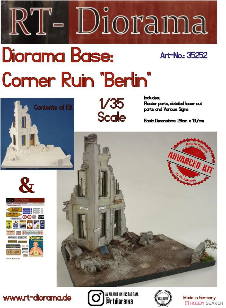 1/35 Scale Model Kit - Diorama Base