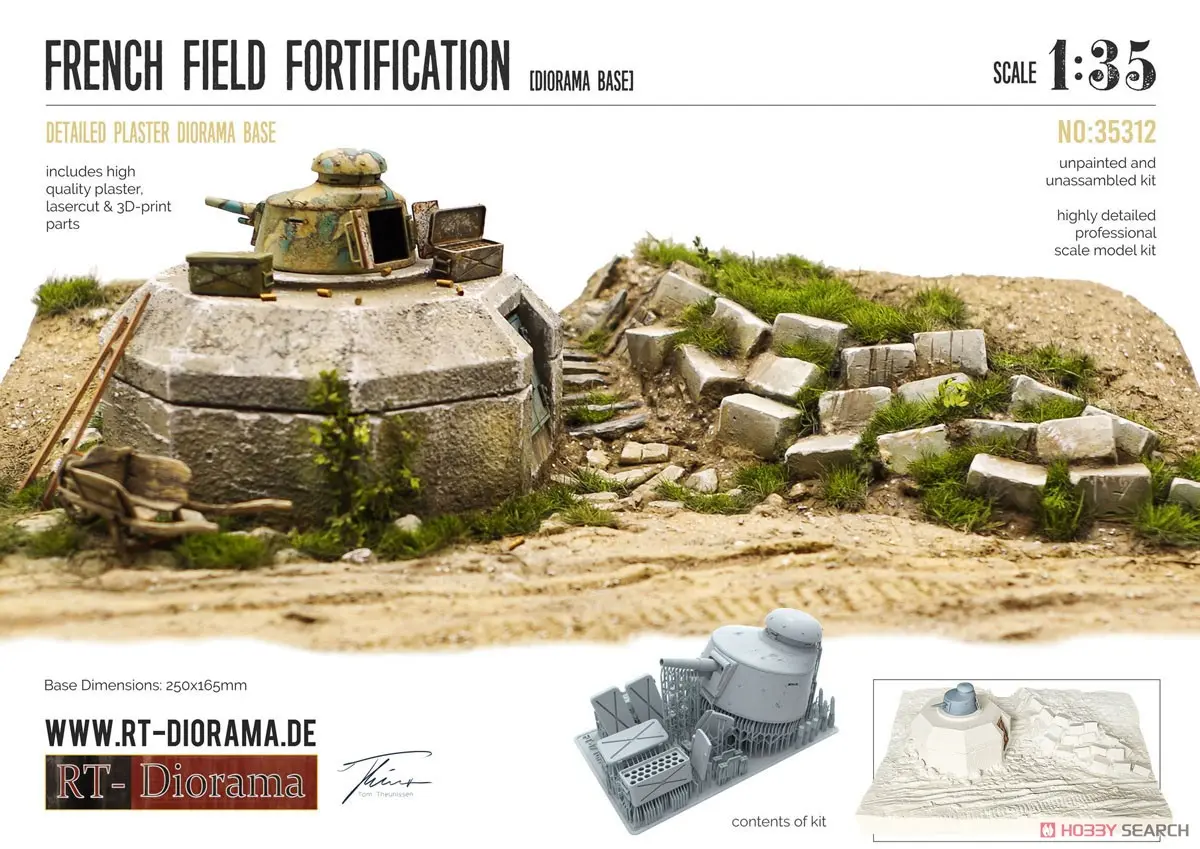 1/35 Scale Model Kit - Diorama Base