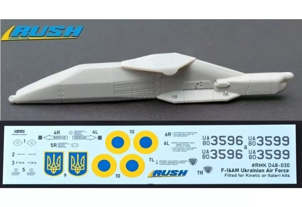 1/144 Scale Model Kit - Grade Up Parts / F-16 Fighting Falcon