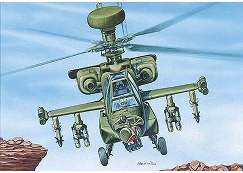 1/72 Scale Model Kit - Attack helicopter / AH-64D Apache Longbow