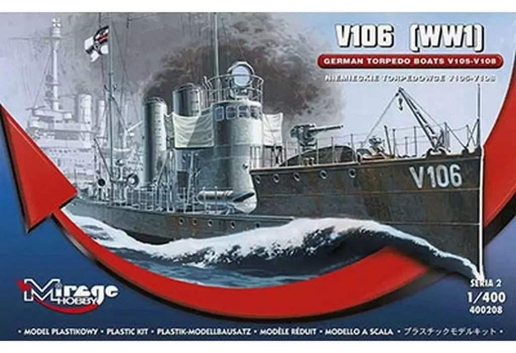 1/400 Scale Model Kit - Torpedo Boat