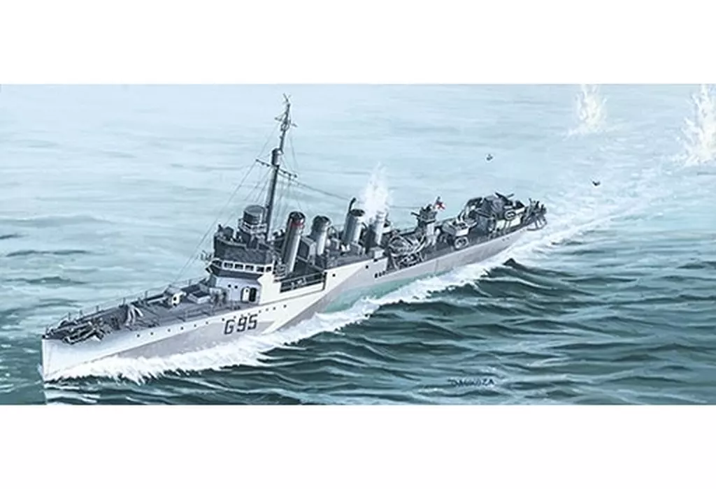 1/400 Scale Model Kit - Warship plastic model kit