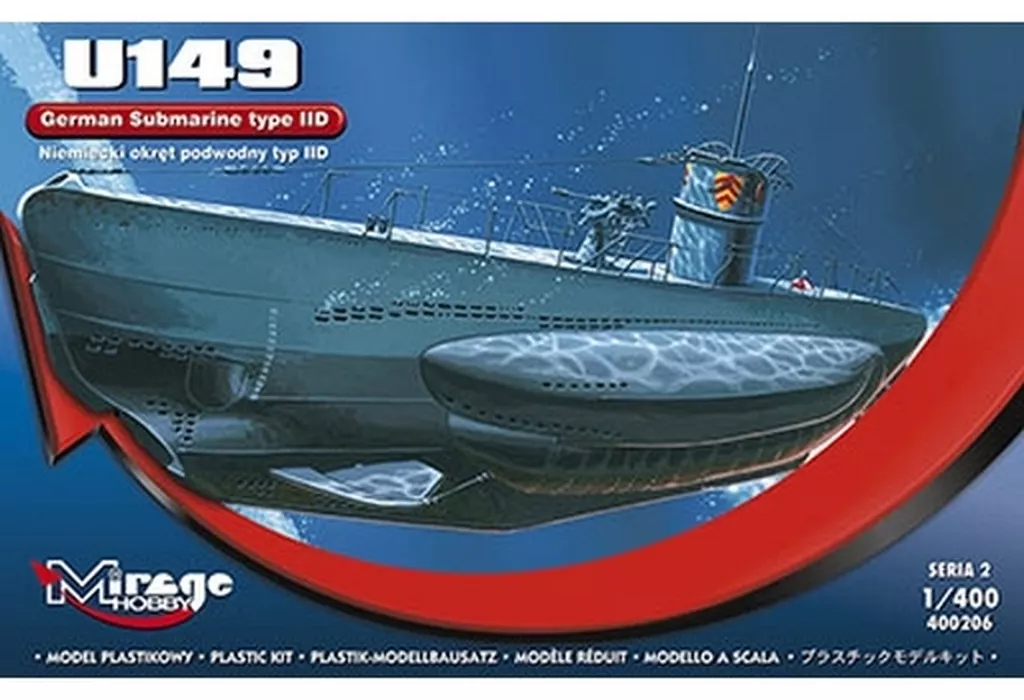 1/400 Scale Model Kit - Submarine