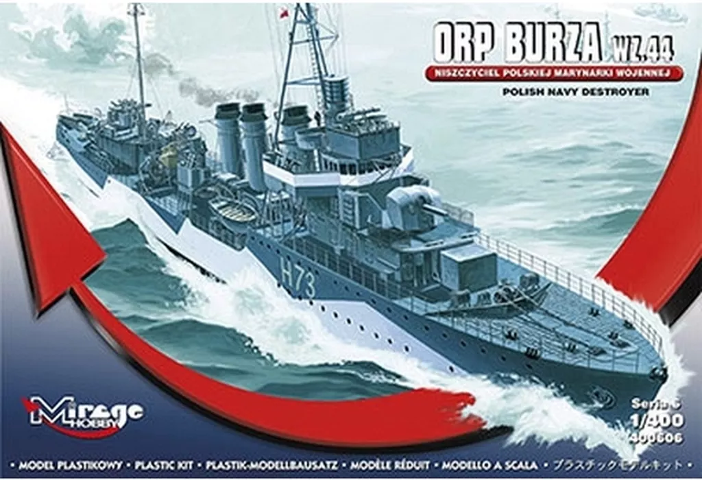1/400 Scale Model Kit - Warship plastic model kit