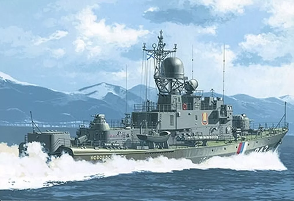 1/400 Scale Model Kit - Warship plastic model kit