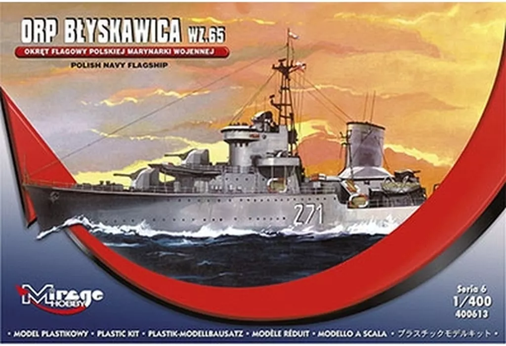 1/400 Scale Model Kit - Warship plastic model kit