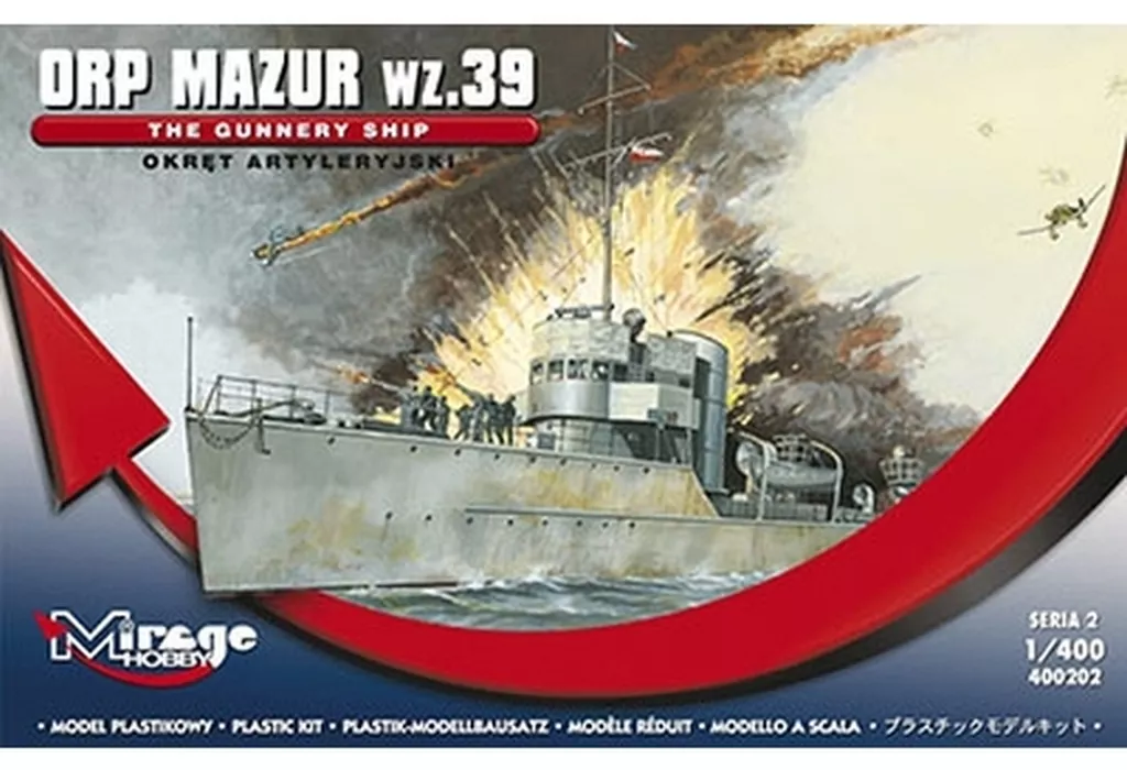 1/400 Scale Model Kit - Warship plastic model kit