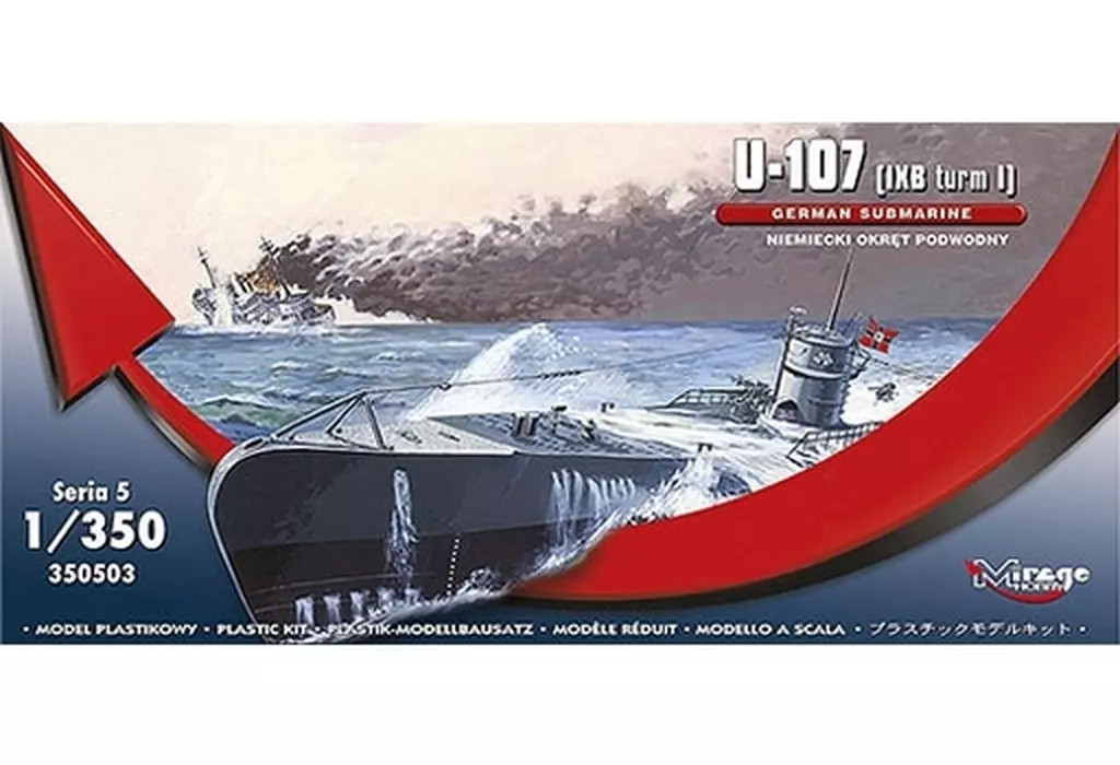 1/350 Scale Model Kit - Submarine