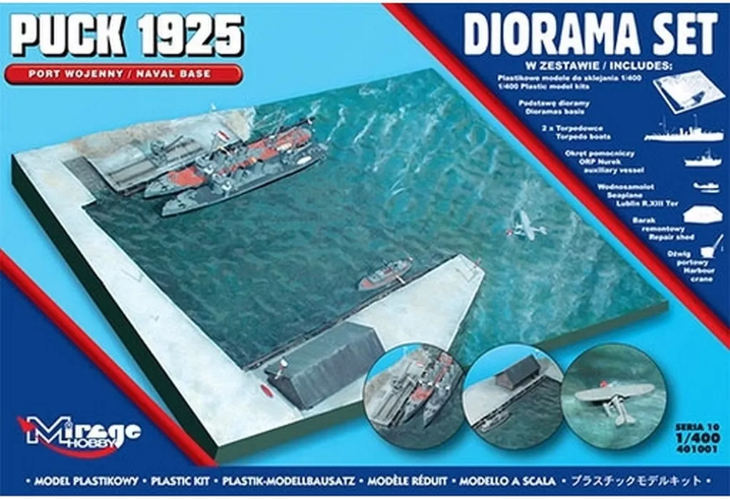 1/400 Scale Model Kit - Warship plastic model kit