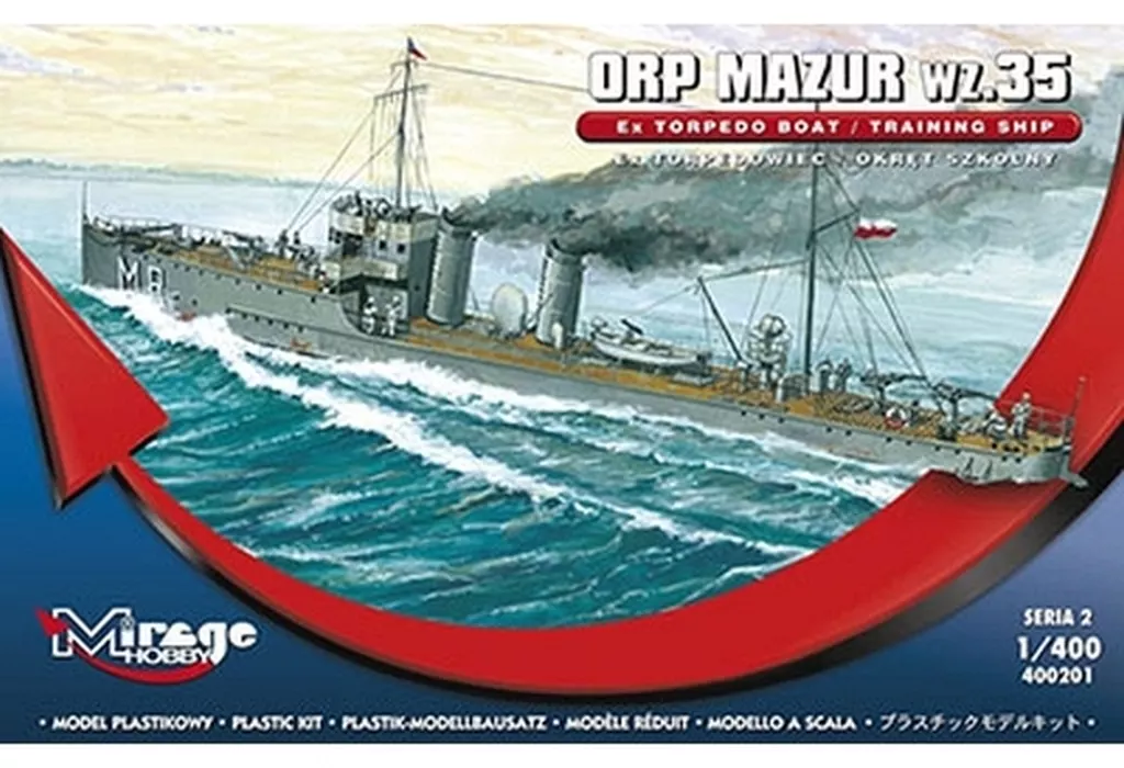 1/400 Scale Model Kit - Warship plastic model kit