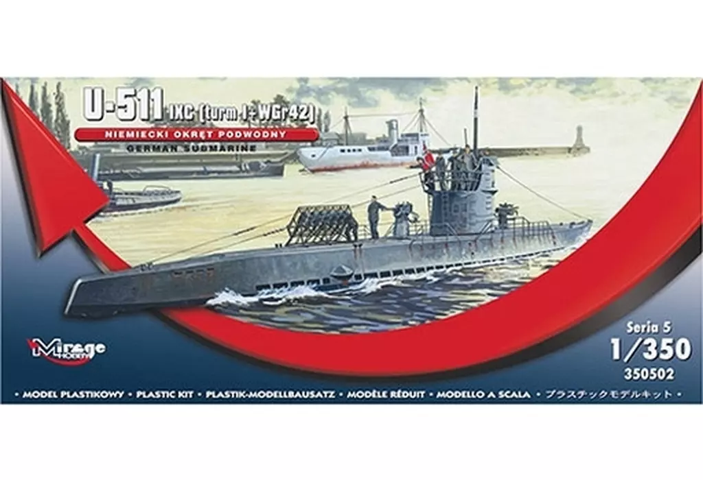 1/350 Scale Model Kit - Submarine