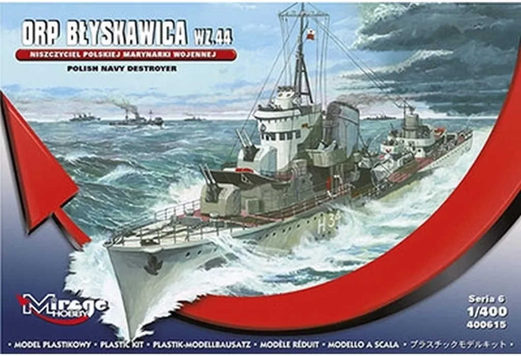 1/400 Scale Model Kit - Warship plastic model kit