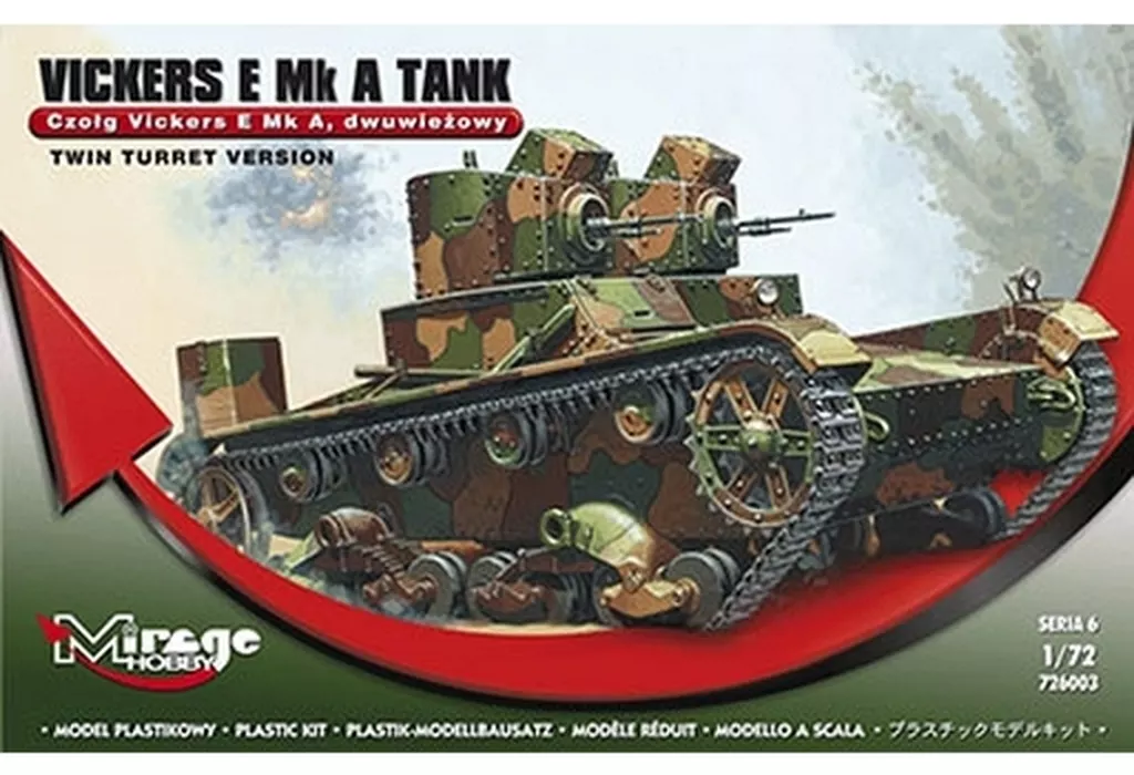 1/72 Scale Model Kit - Tank