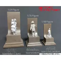 1/24 Scale Model Kit - Back Wall Figure Base
