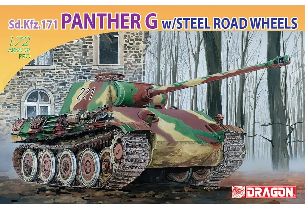 1/72 Scale Model Kit - Tank / Panther Type G
