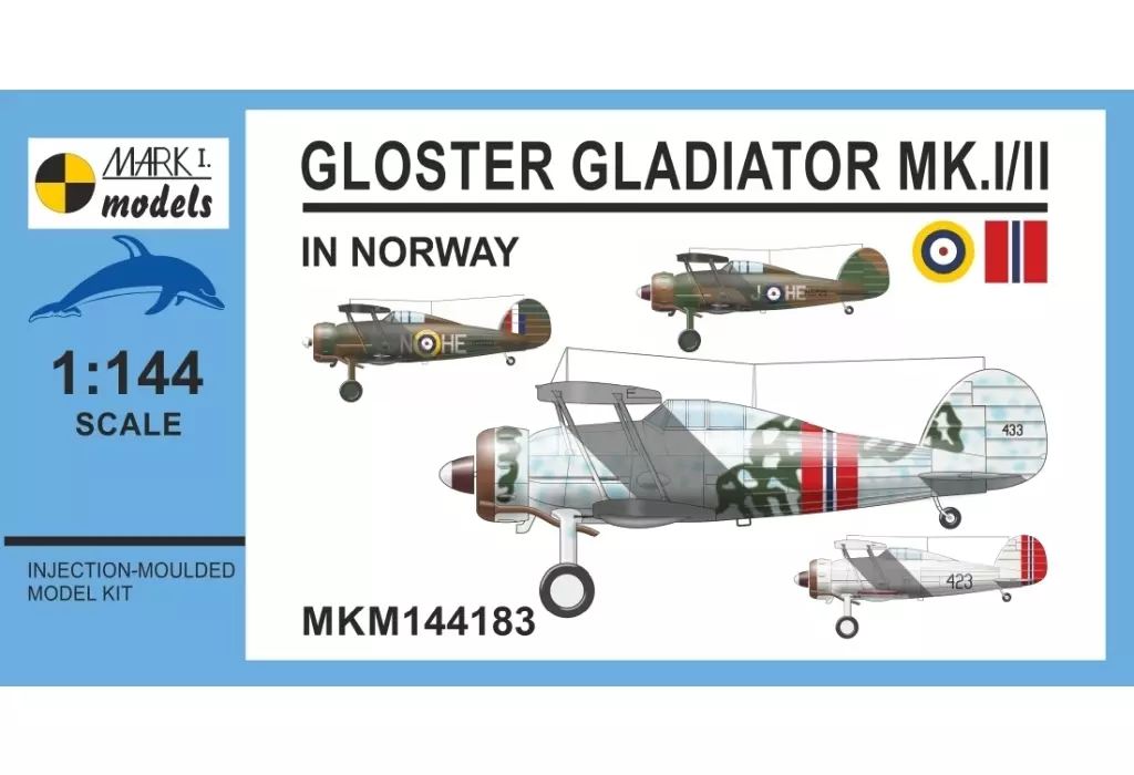 1/144 Scale Model Kit - Fighter aircraft model kits / Gloster Gladiator