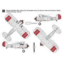 1/144 Scale Model Kit - Fighter aircraft model kits / Gloster Gladiator