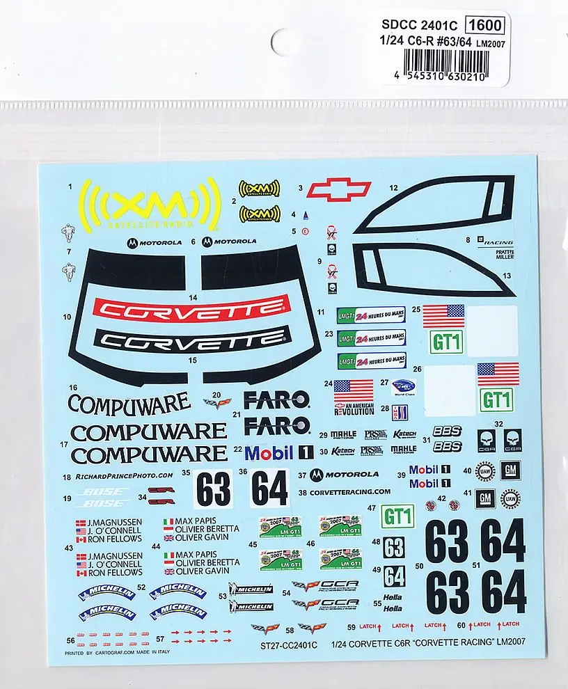 1/24 Scale Model Kit - Chevrolet