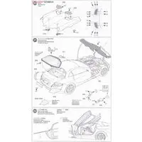 1/24 SCALE Mercedes-Benz SLR McLaren 722 Edition Model Kit