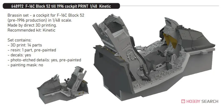 1/48 Scale Model Kit - Grade Up Parts / F-16 Fighting Falcon