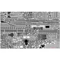 1/700 Scale Model Kit - Warship plastic model kit / Japanese Battleship Yamato