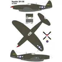 1/48 Scale Model Kit - Grade Up Parts / P-47 Thunderbolt