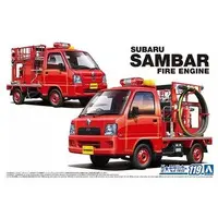 The Model Car - 1/24 Scale Model Kit - Fire-Engine / Subaru Sambar