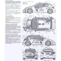 1/24 SCALE PEUGEOT 206 WRC Model Kit
