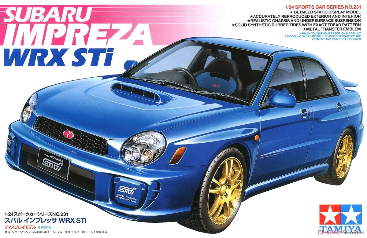 1/24 Scale Model Kit - Vehicle / Subaru Impreza