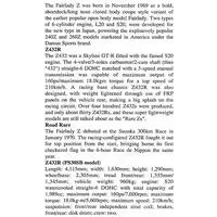 1/24 Scale Model Kit - Datsun / SKYLINE & FAIRLADY