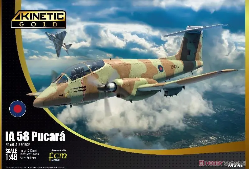 1/48 Scale Model Kit - Counter-insurgency aircraft / FMA IA 58 Pucará