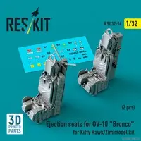 1/32 Scale Model Kit - Detail-Up Parts / Ejection seat & North American Rockwell OV-10 Bronco