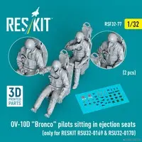 1/32 Scale Model Kit - Detail-Up Parts / Ejection seat & North American Rockwell OV-10 Bronco