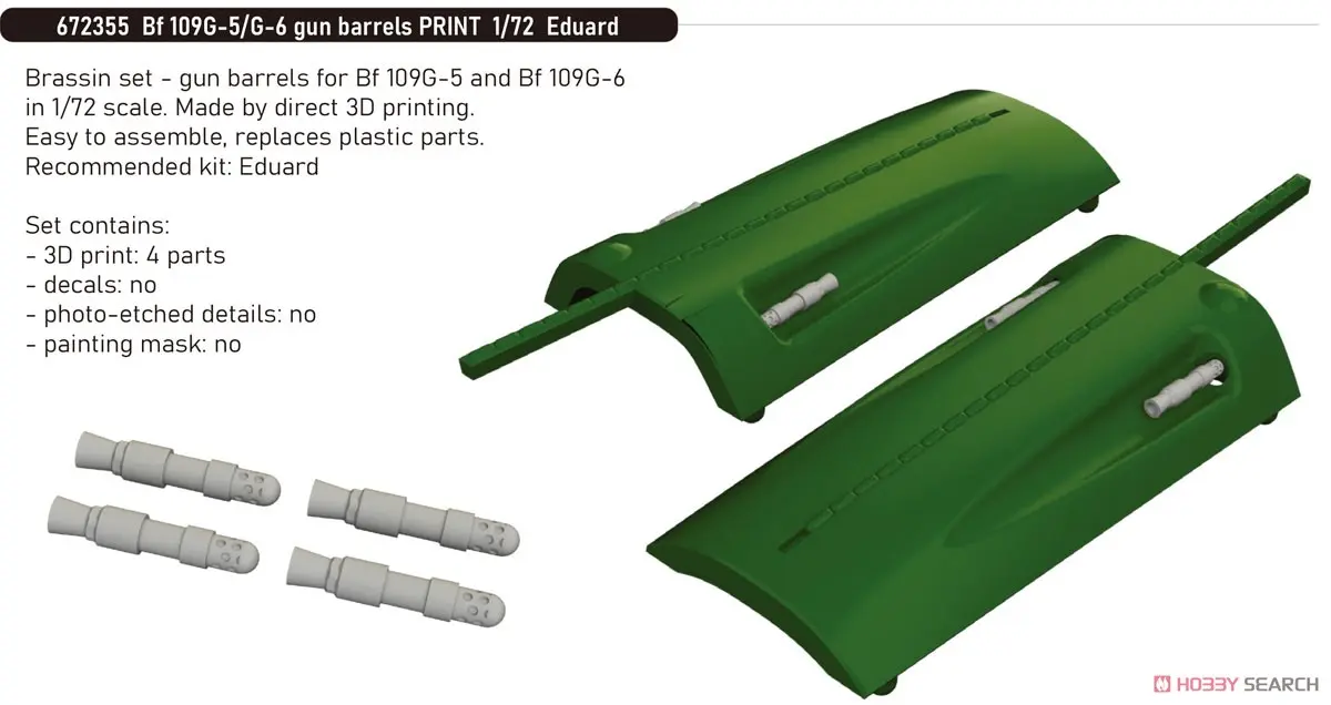 1/72 Scale Model Kit - Grade Up Parts / Messerschmitt Bf 109