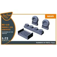 1/72 Scale Model Kit - Detail-Up Parts / Messerschmitt Me 410 Hornisse