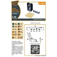 1/48 Scale Model Kit - Detail-Up Parts / Ejection seat & North American F-86 Sabre