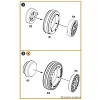 1/48 Scale Model Kit - Detail-Up Parts / North American F-86 Sabre